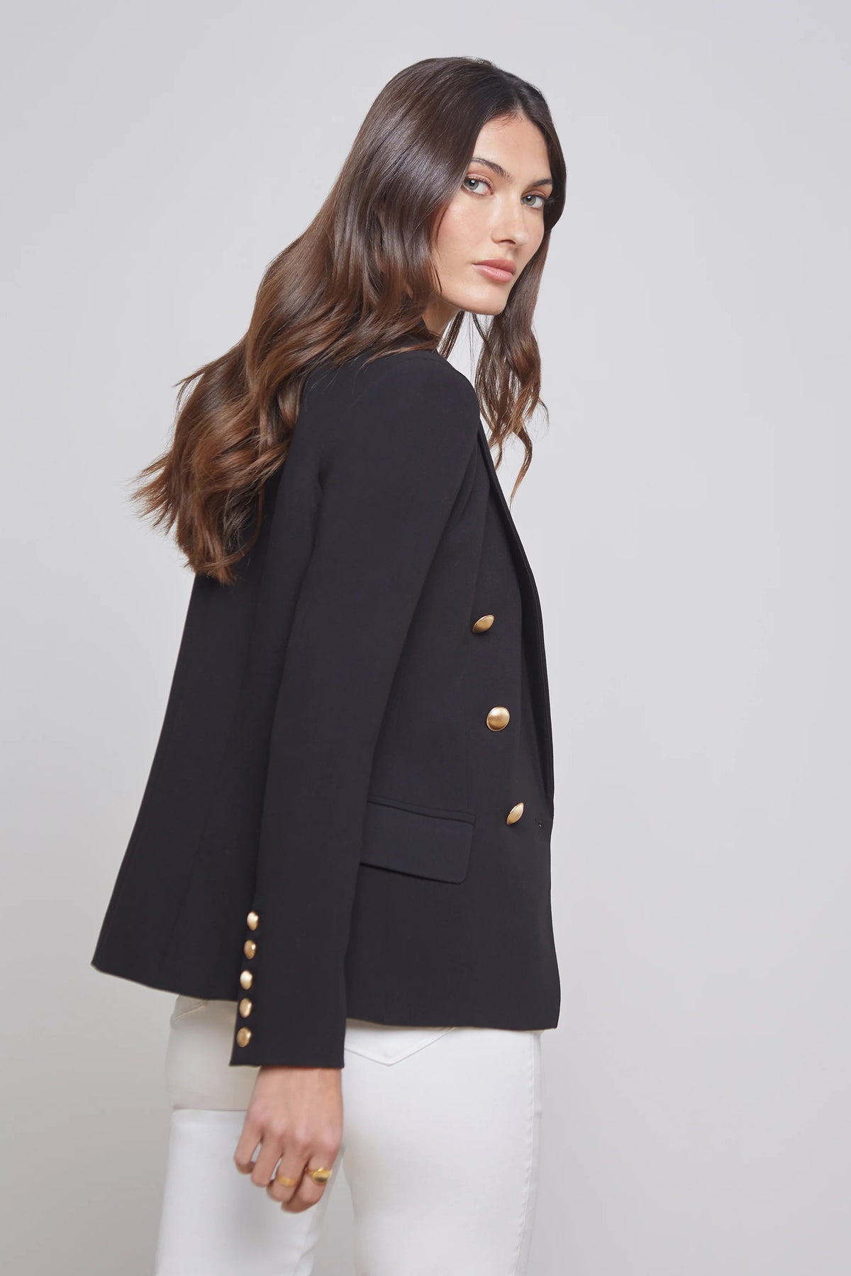 L'Agence Kenzie Double Breasted Blazer