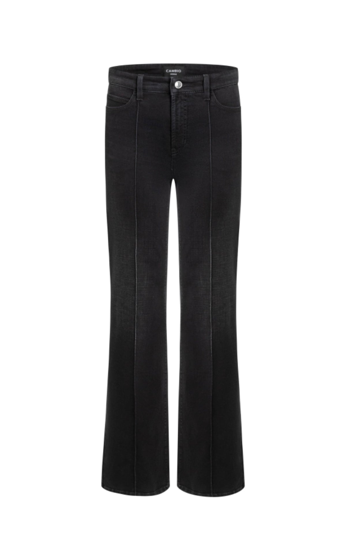 Cambio FEA Jean noir habillé avec jambe bootcut