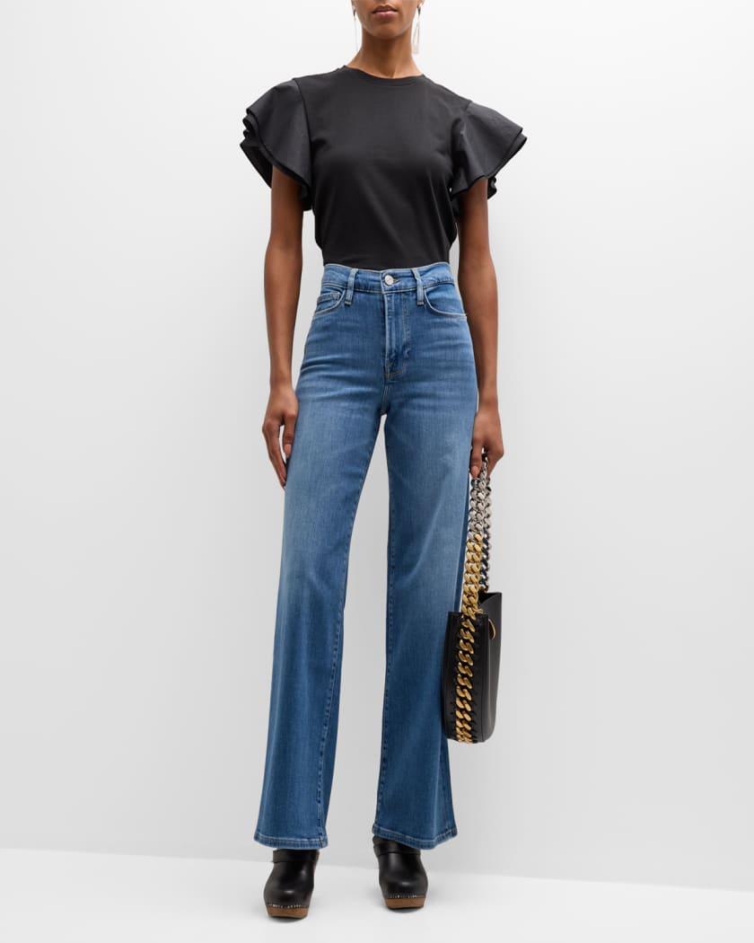 Frame Le Slim Palazzo Wide Leg Jeans – Très Chic
