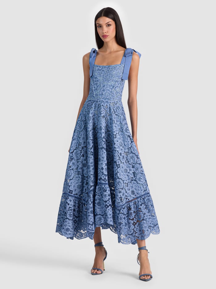 alice + olivia Rosalee Lace Bustier Dress, Size 6