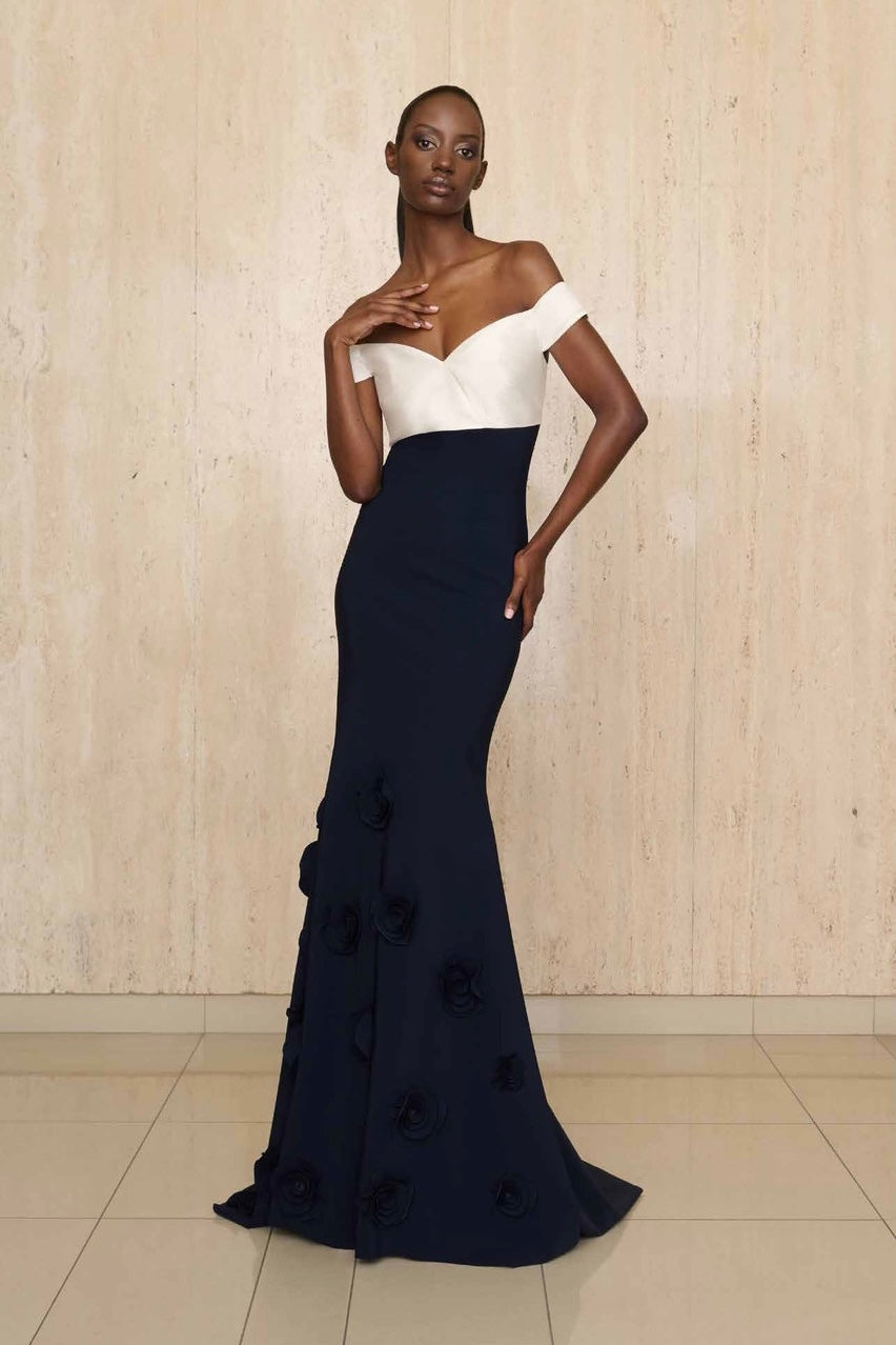 empire waist cold shoulder dress A-Line Off The Shoulder Daffodil Empire Waist Wedding Guest Dress, Daffodil / M main image 1