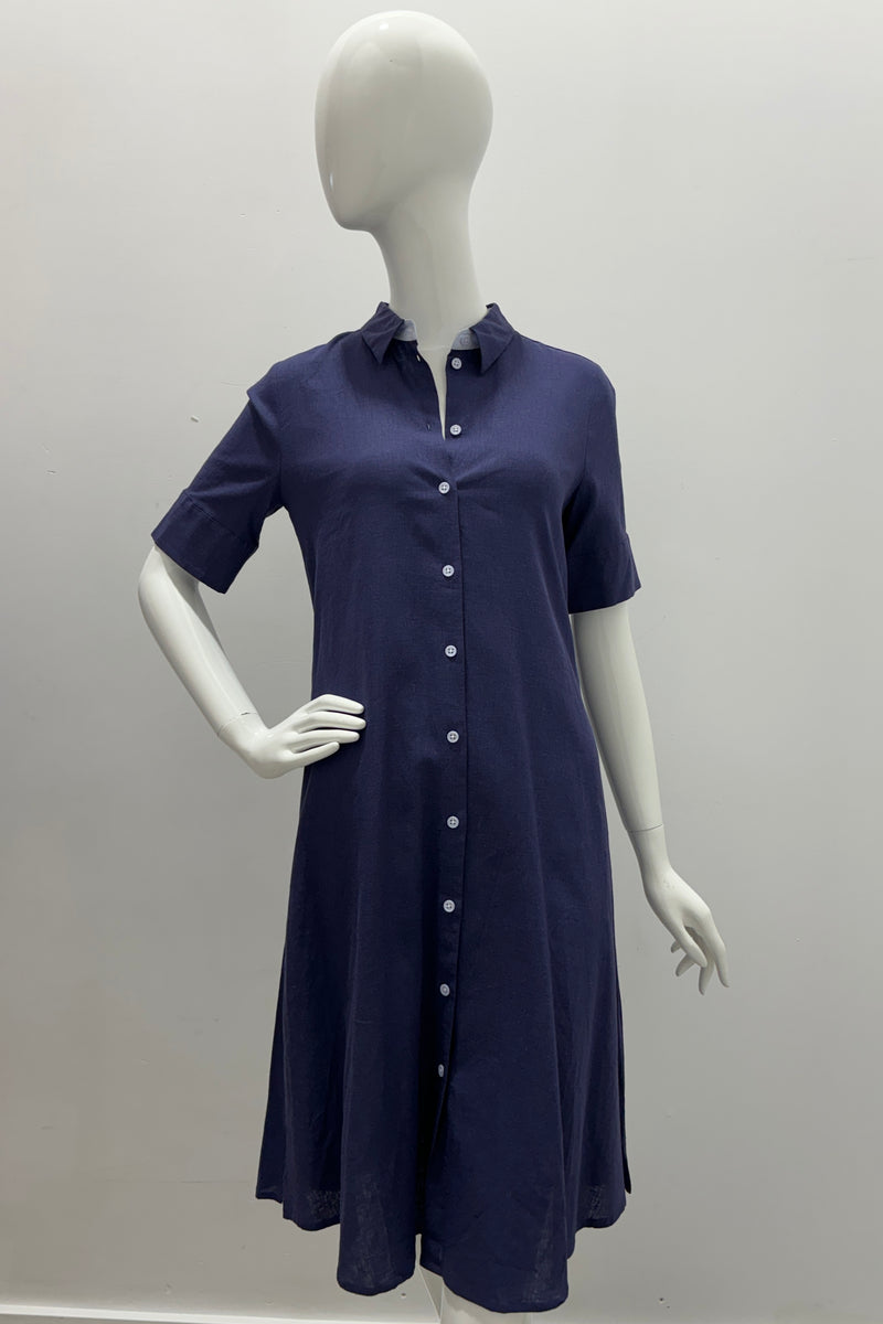 Max Volmary Linen Shirt Dress