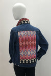 Ascend Chanel Silk Scarf Design Denim Jacket