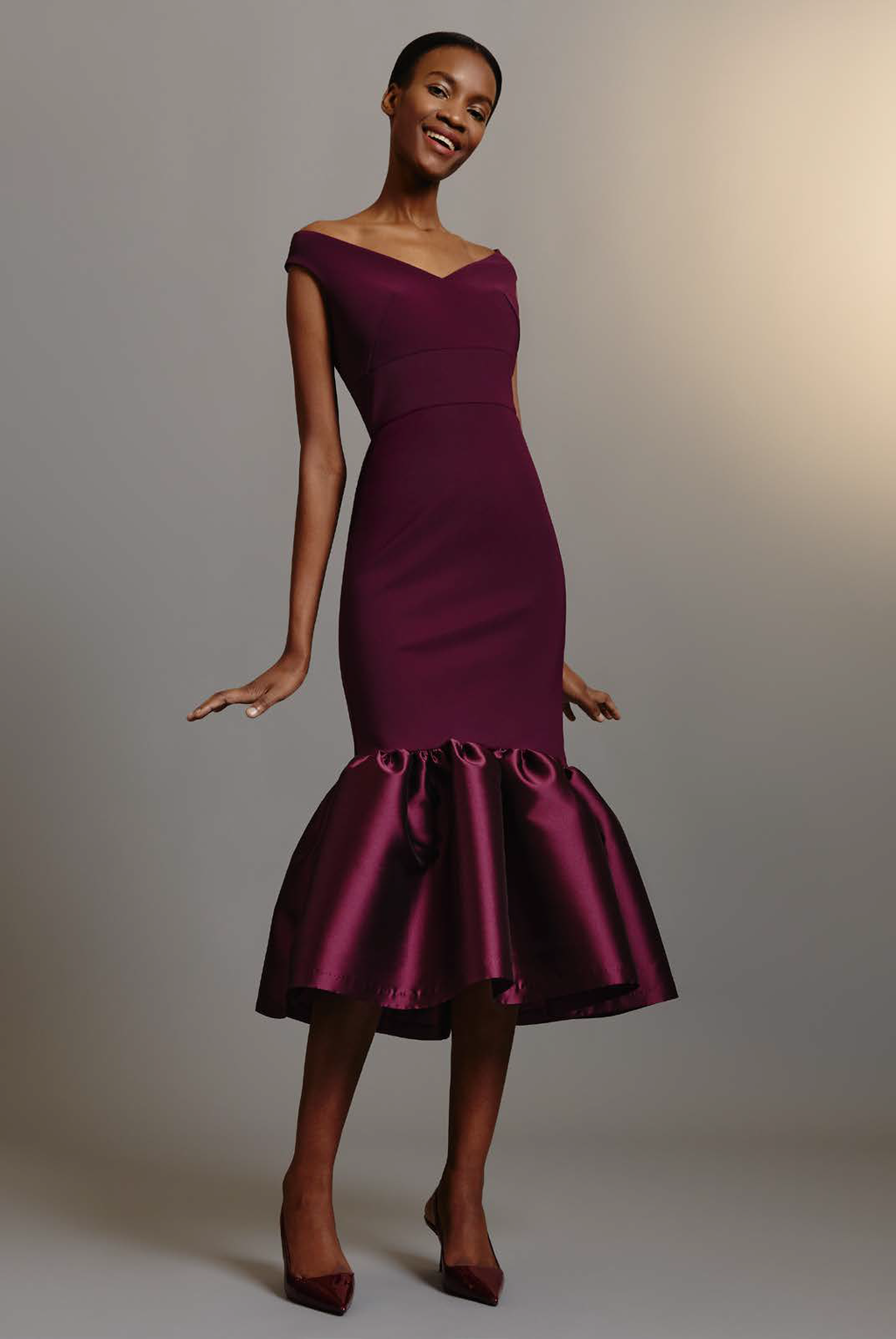 Greta Constantine Charo Multi Styling Bow Tying Dress
