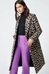 Manteau à nœud léopard Smythe