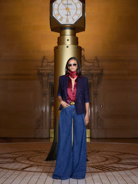 L'Agence Kenzie Pinstriped Blazer