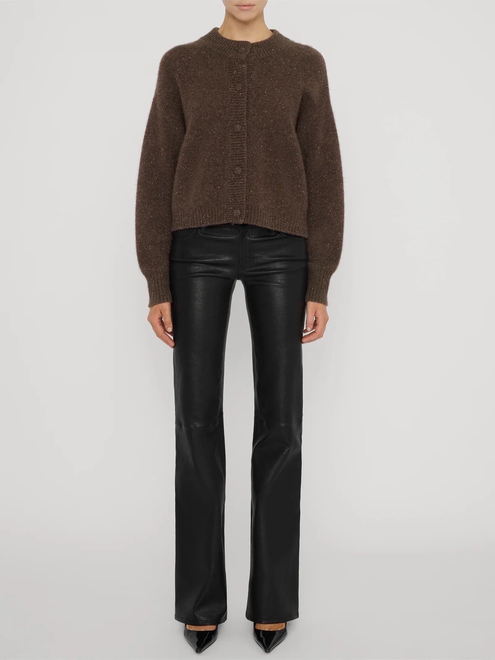 Frame The Cashmere Fleck Cardi
