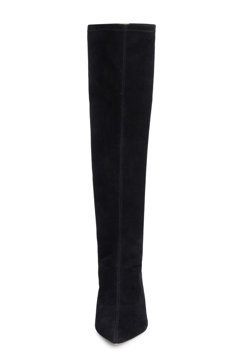 L'Agence Emilie Suede Kitten Heel Boot