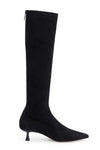 L'Agence Emilie Suede Kitten Heel Boot