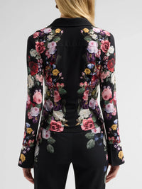 Chemisier en maille Freya cintré à la taille et boutonné Alice + Olivia CC610P36006-AA011 Hollywood Dreams