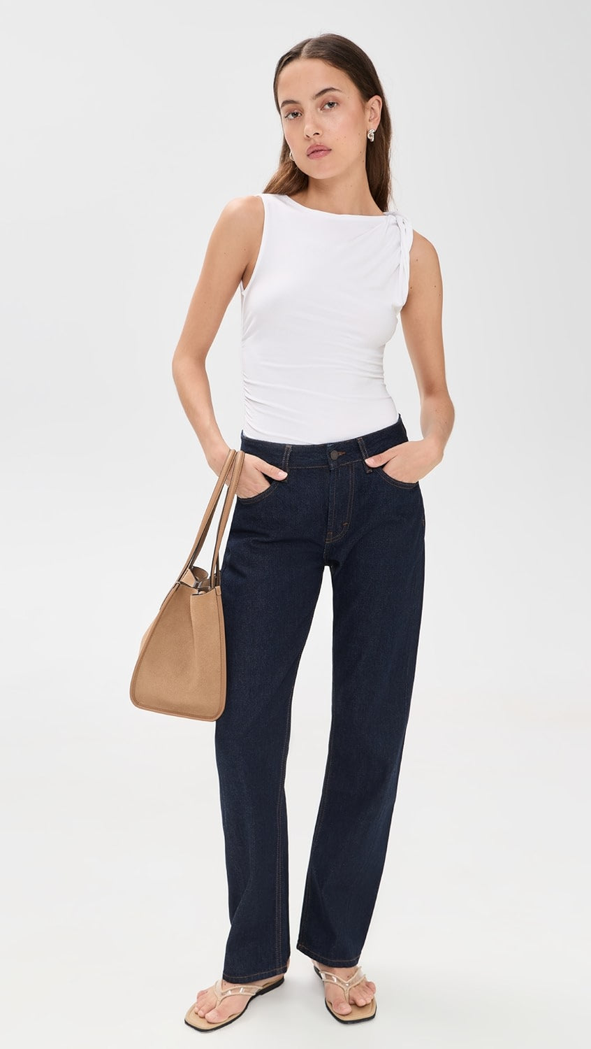 Veronica Beard OTESSA TOP WHITE