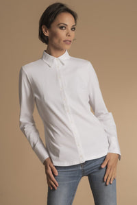 Mary N Max Stretch Cotton Shirt