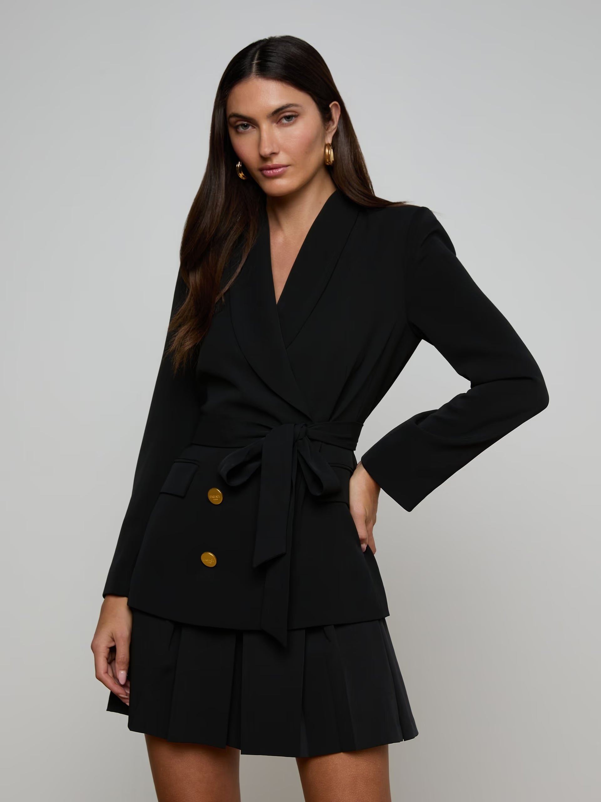L'Agence Aven Wrap Blazer