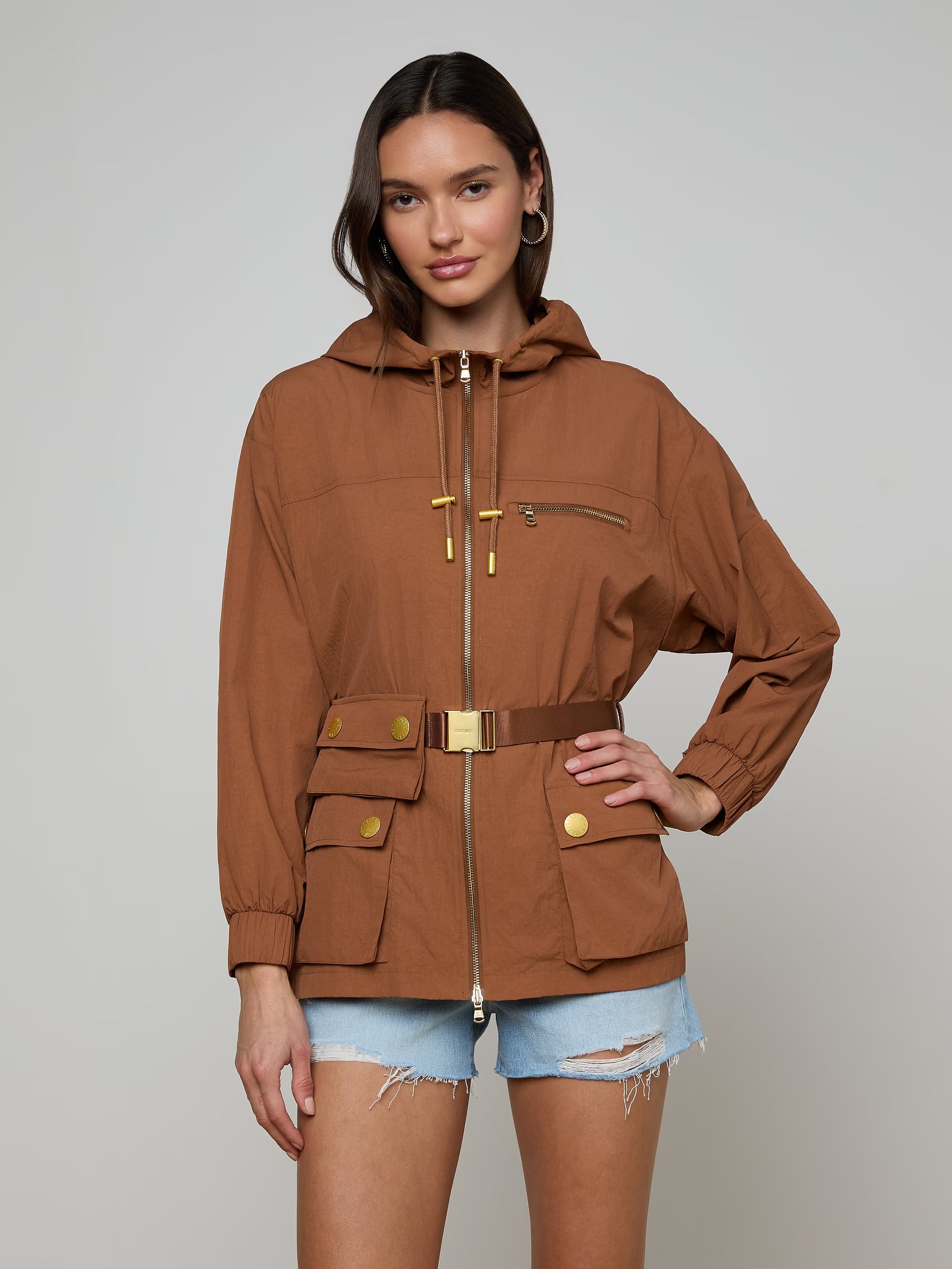 L'Agence Calina Windbreaker Fawn