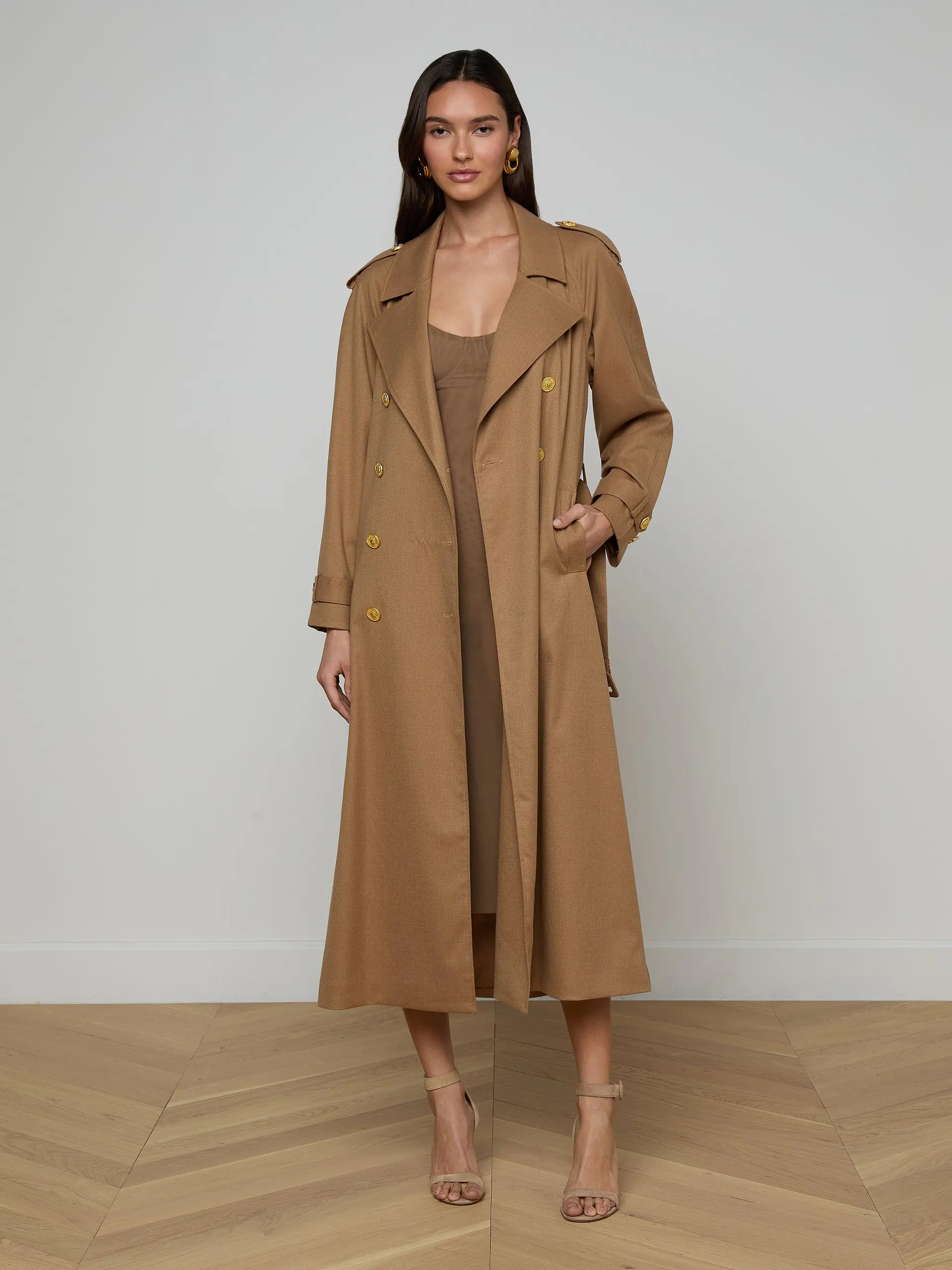 L'Agence Brinley Oversized Trench Coat