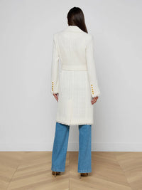 L'Agence Cooper Tweed Trench Coat