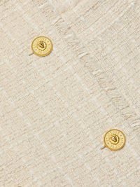 L'Agence Cooper Tweed Trench Coat