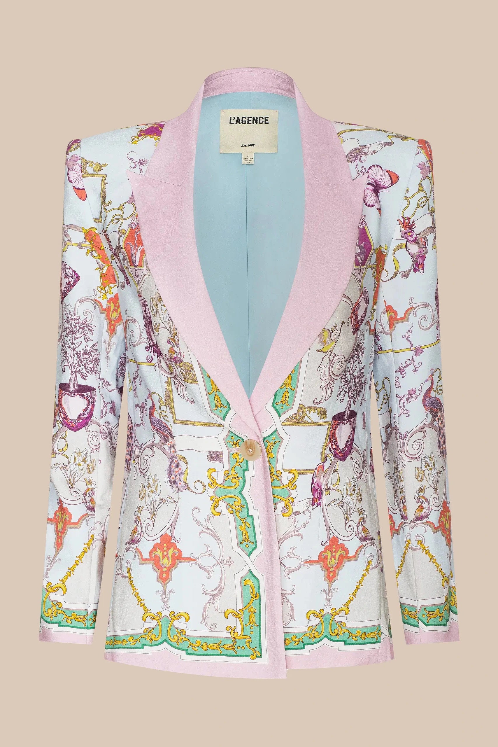 L'Agence Blazer Décontracté Gweny Multi Baroque Toile