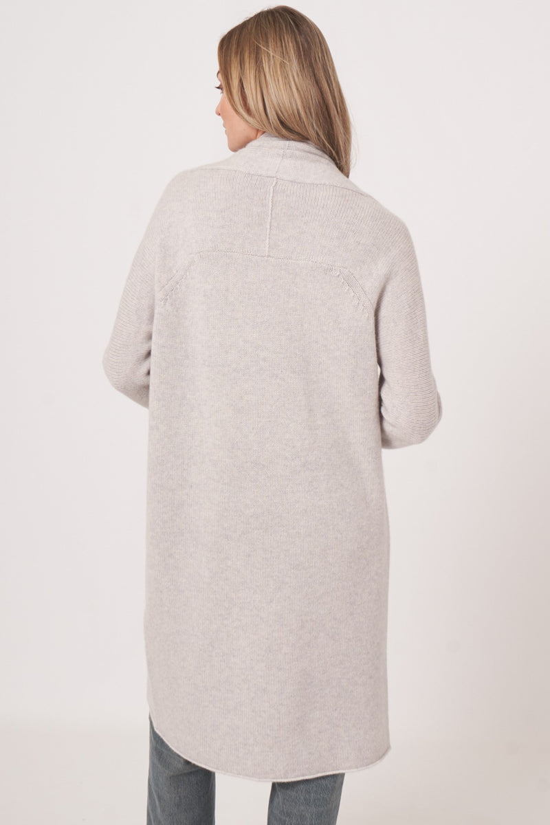 Repeat 100% Organic Cashmere Knitted Cardigan