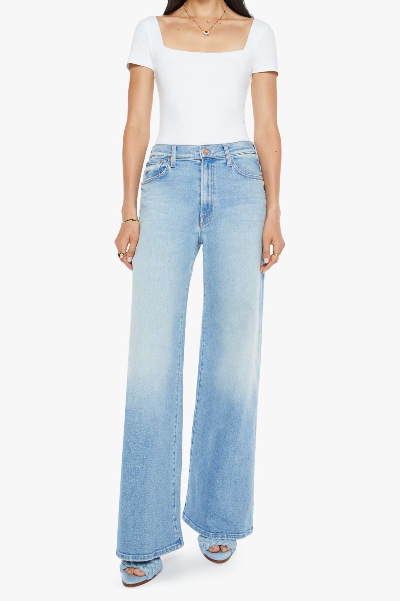 【美品】　Denime LOT224 W33-L30 Mother The Ditcher Roller Zip Sneak Jean – Très Chic