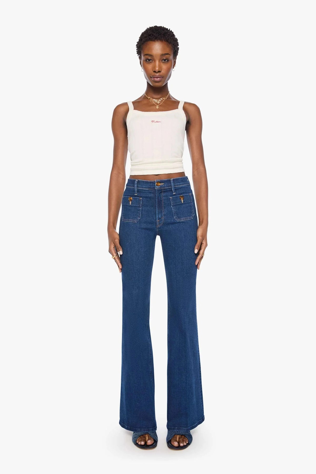 Mother The Patch Pocket Doozy Jean Retrograde Rodeo