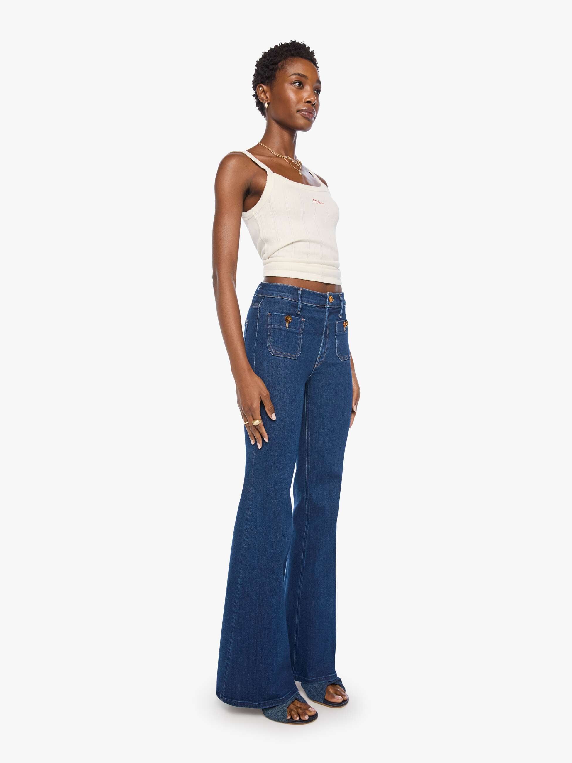 Mother The Patch Pocket Doozy Jean Retrograde Rodeo