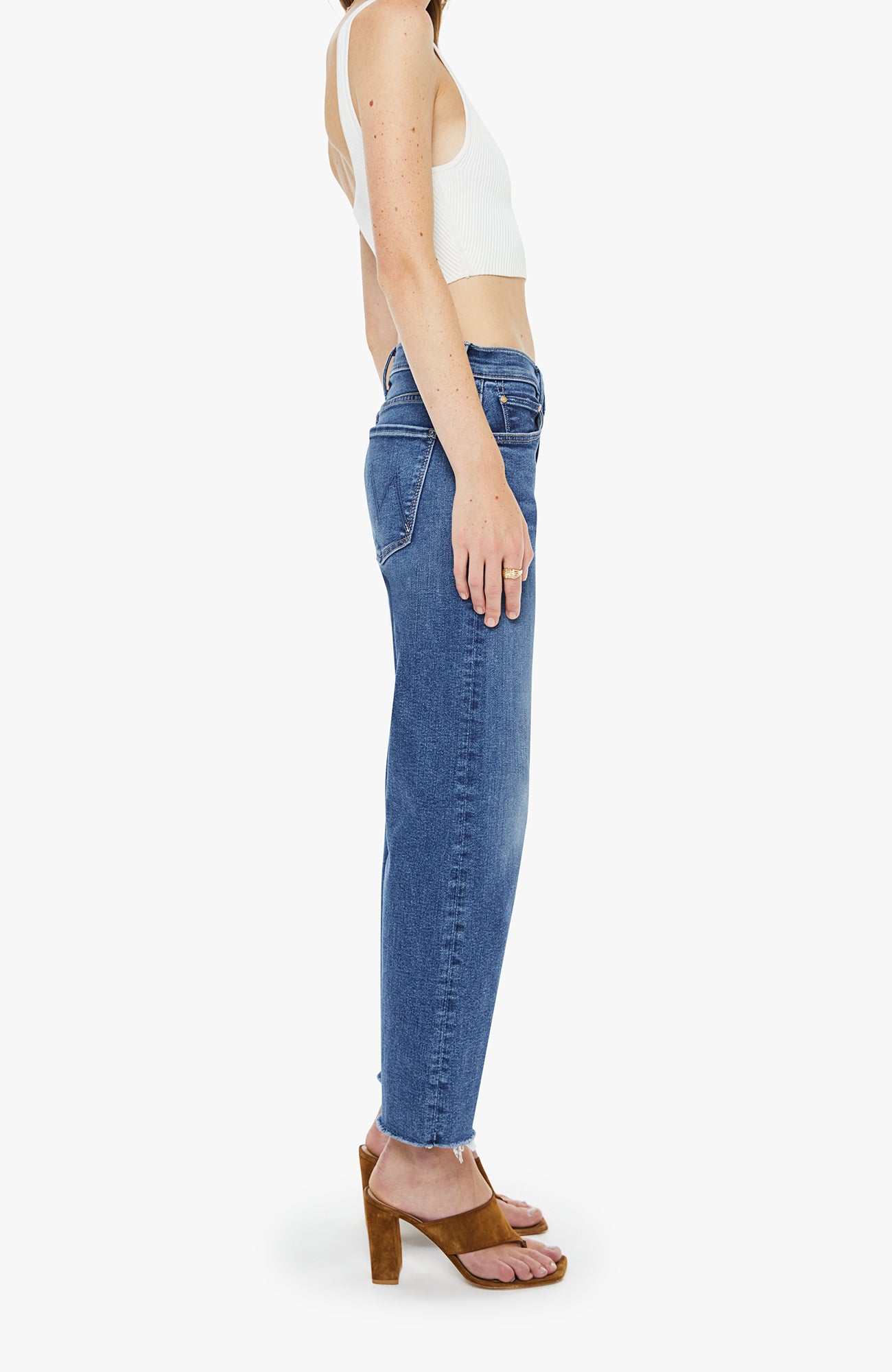 Mother The Newbie Ankle Fray