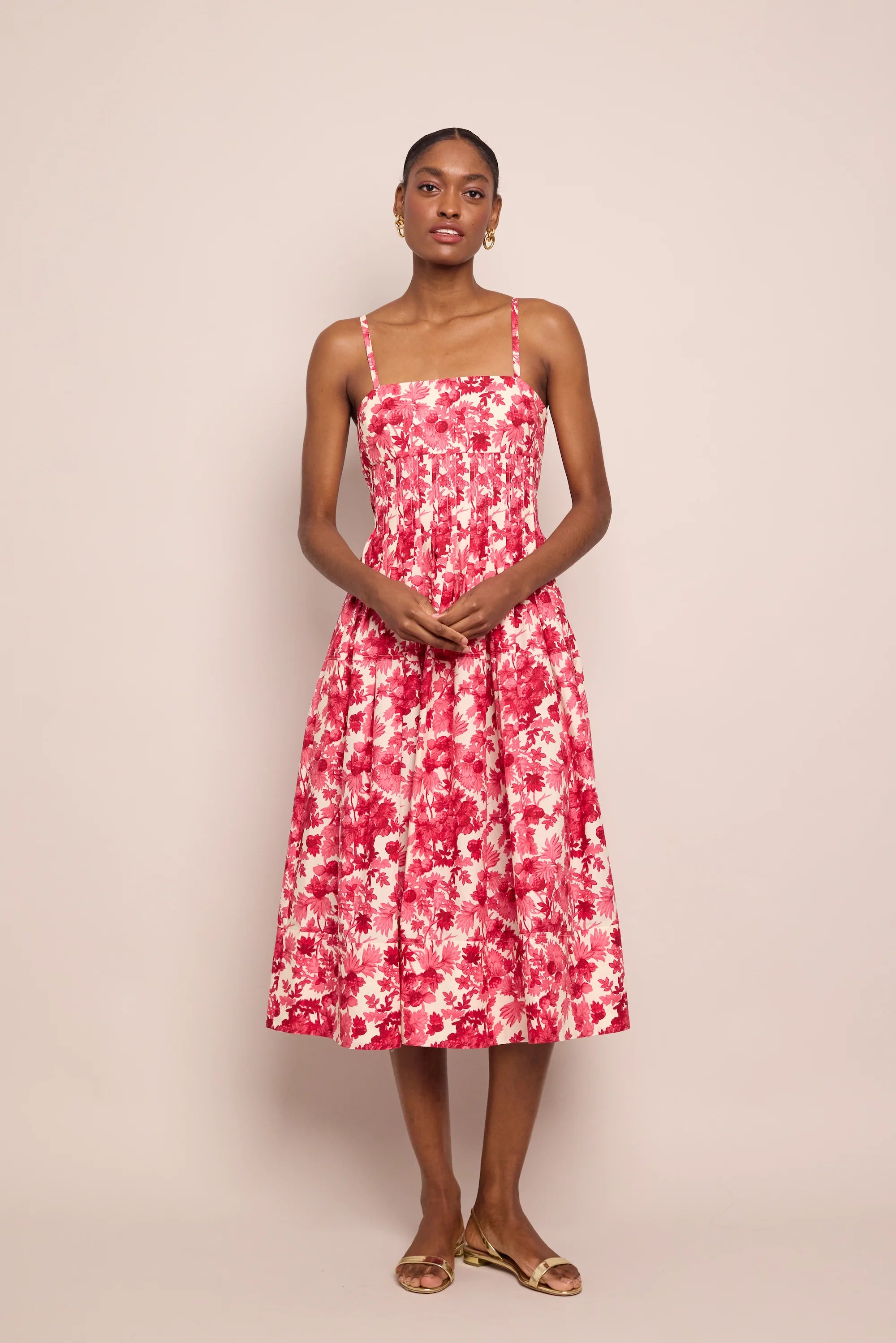 Cara Cara Sea Island Dress BERRIES PINK / 12 Cara Cara Sea Island Dress BERRIES PINK / 12