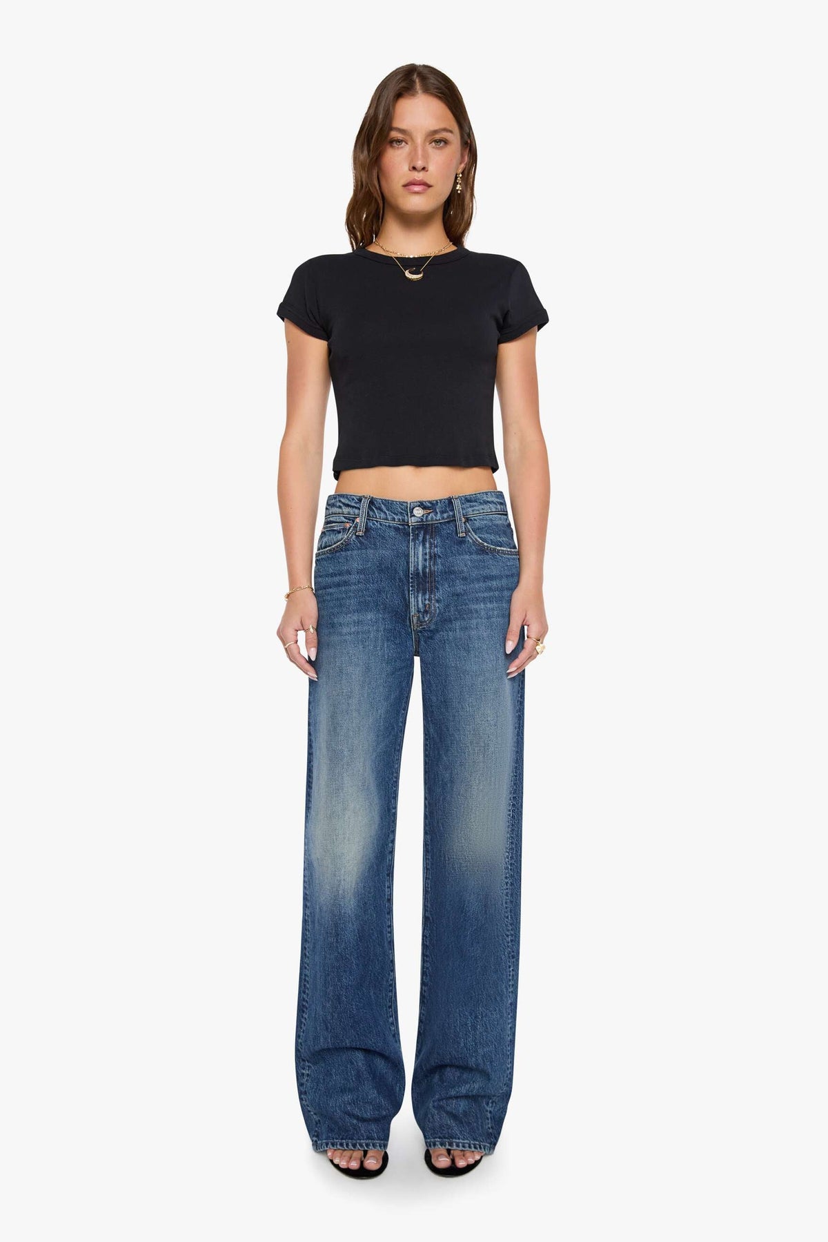 Mother The Dodger Zip Heel Jean 8 Track
