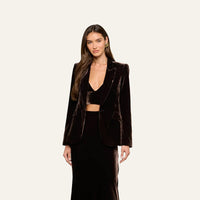 L'Agence Chamberlain Blazer Dark Java