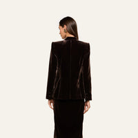 L'Agence Chamberlain Blazer Dark Java