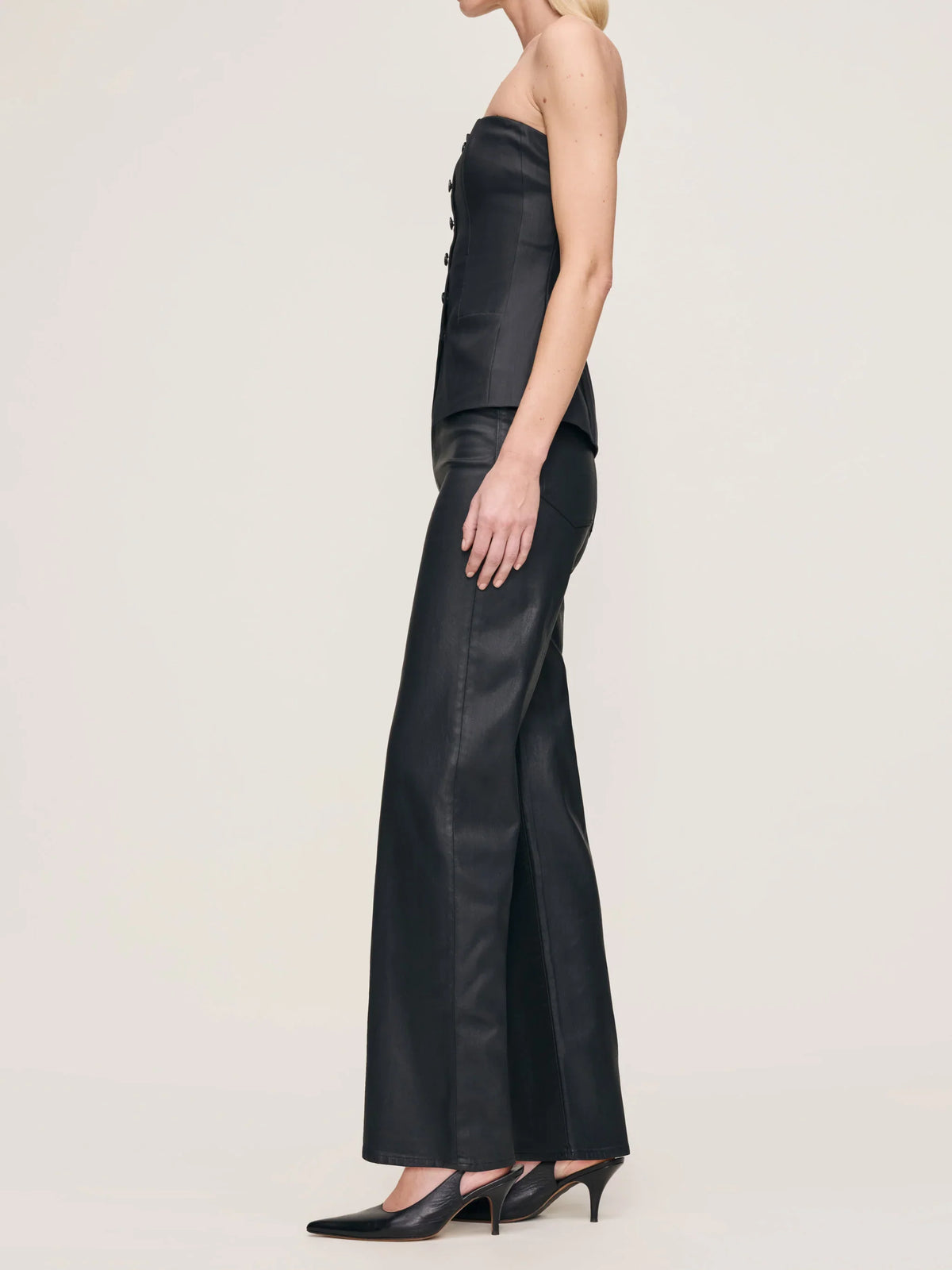 DL1961 Karmine Refined Wide Leg High Rise 31" Jeans