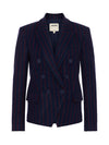 L'Agence Kenzie Pinstriped Blazer