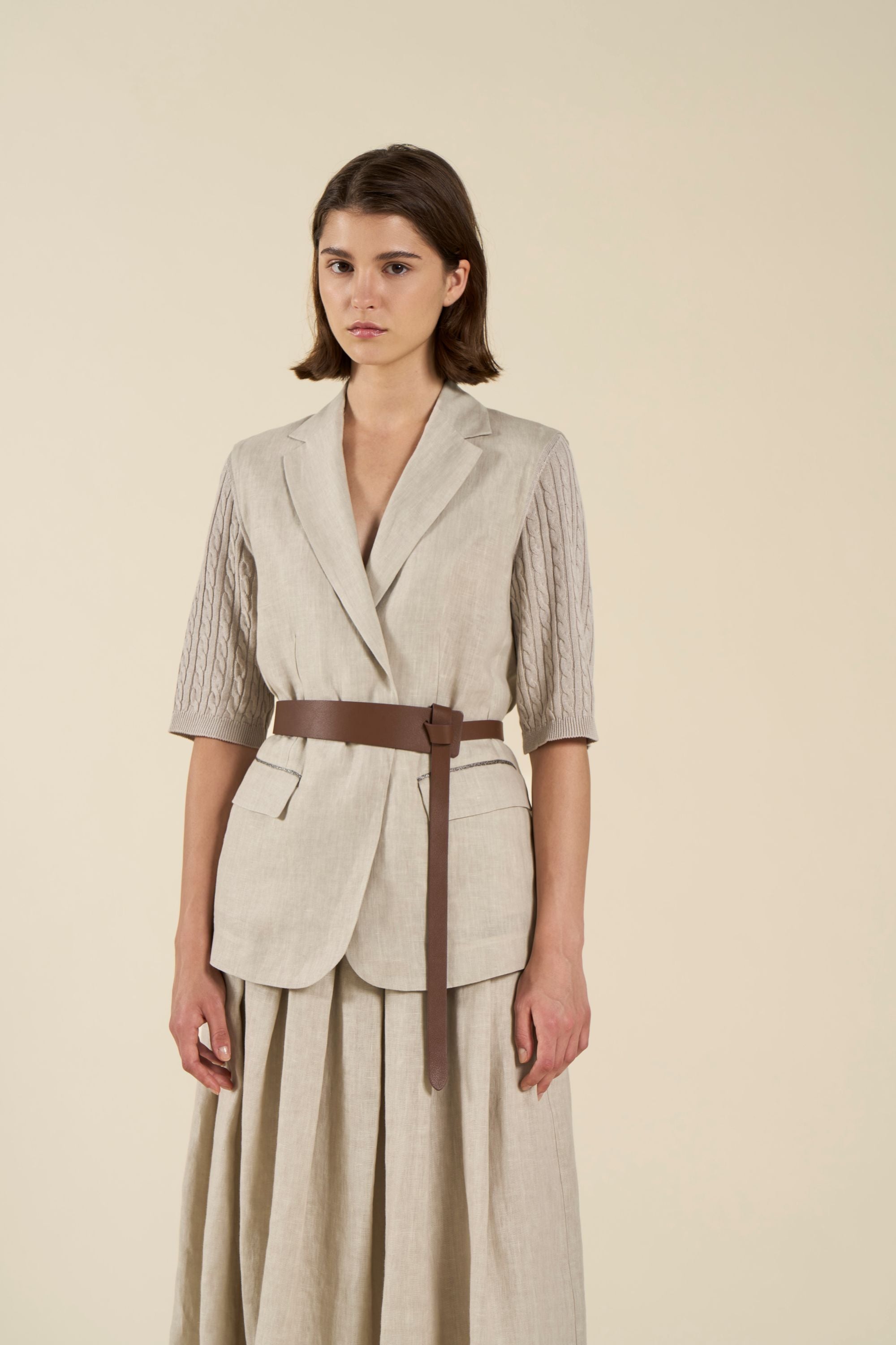 Blazer à manches en maille Bambu Tonet 2601TO 1464