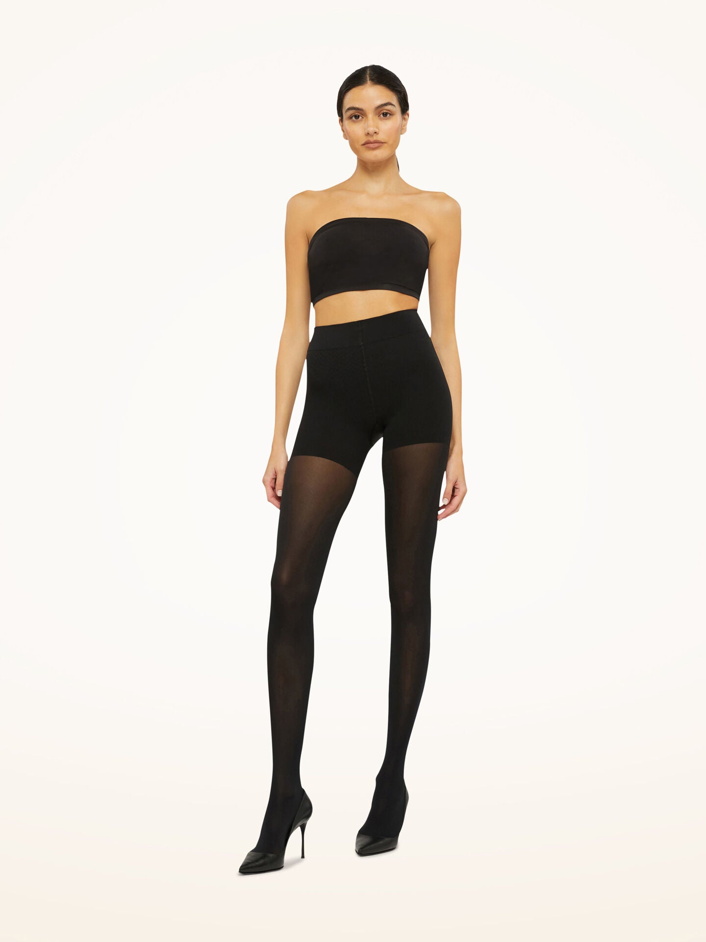 Wolford Tummy 66 Control Top Tights Black