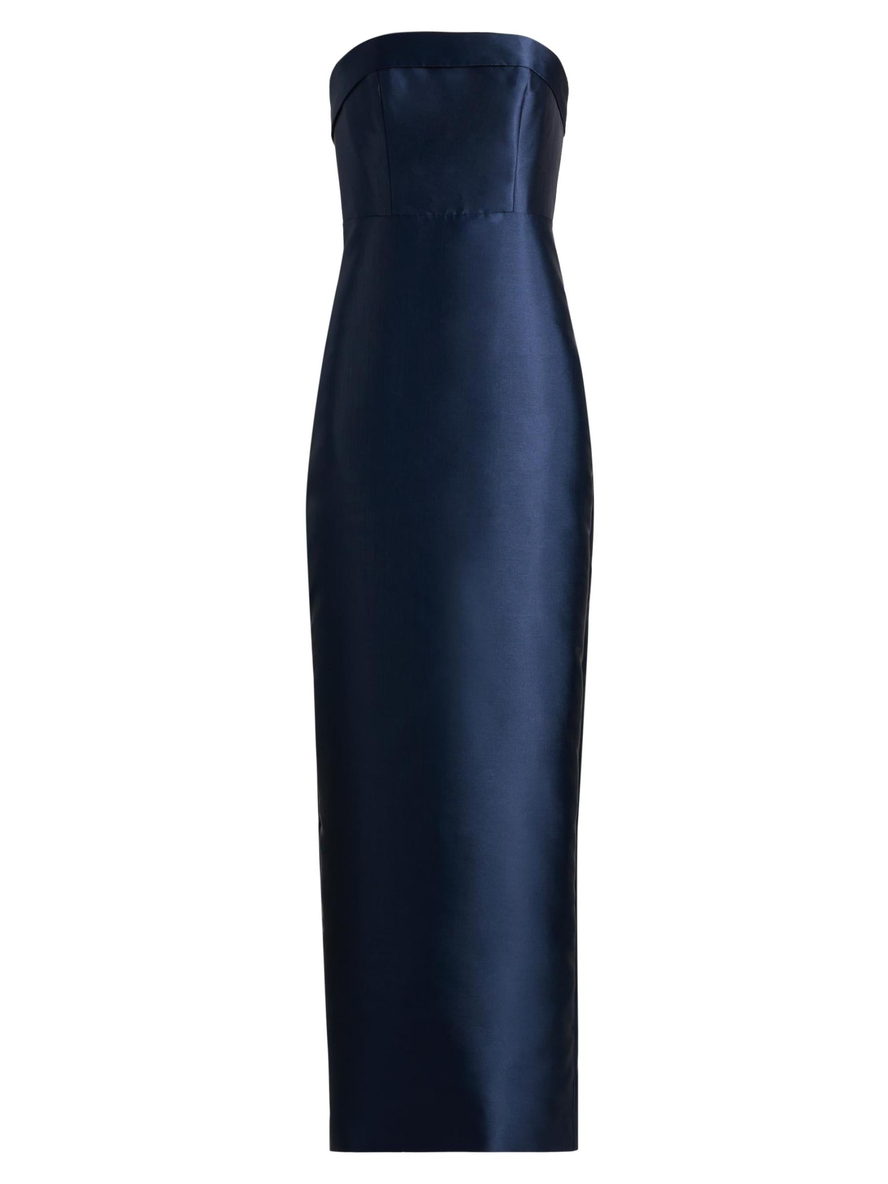 Theia Gaia Strapless Column Gown
