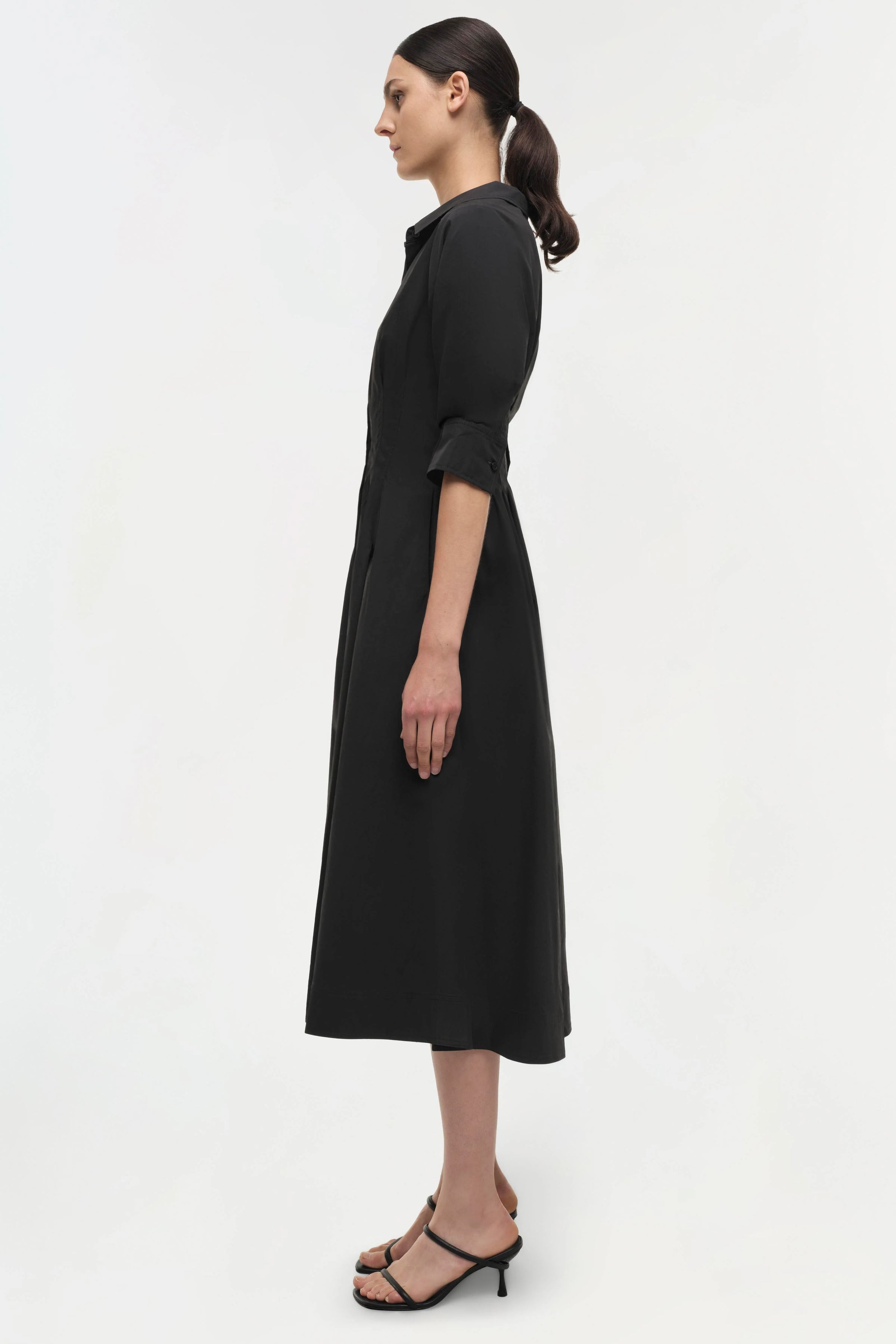 Simkhai Jazz Pintuck Midi Dress