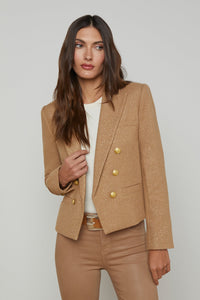 L'Agence Brooke Open-Front Blazer