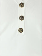 Liu Jo White Jersey Knit Sweater  - Bianco Lana