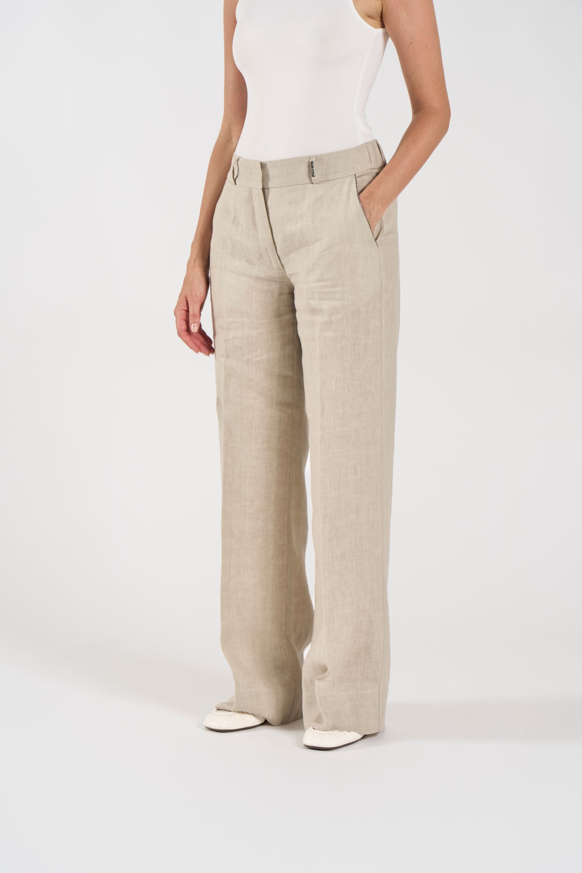 Pantalon large en lin Bambu Tonet 2601TO 1721