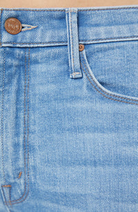 Mother The Mid Rise Dazzler Jean Crop Fray Satisfy Your Cravings