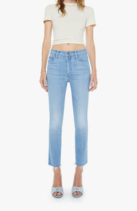 Mother Jean The Mid Rise Dazzler Crop Fray Satisfy Your Cravings
