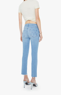 Mother Jean The Mid Rise Dazzler Crop Fray Satisfy Your Cravings