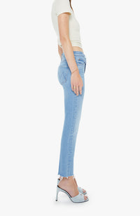 Mother Jean The Mid Rise Dazzler Crop Fray Satisfy Your Cravings