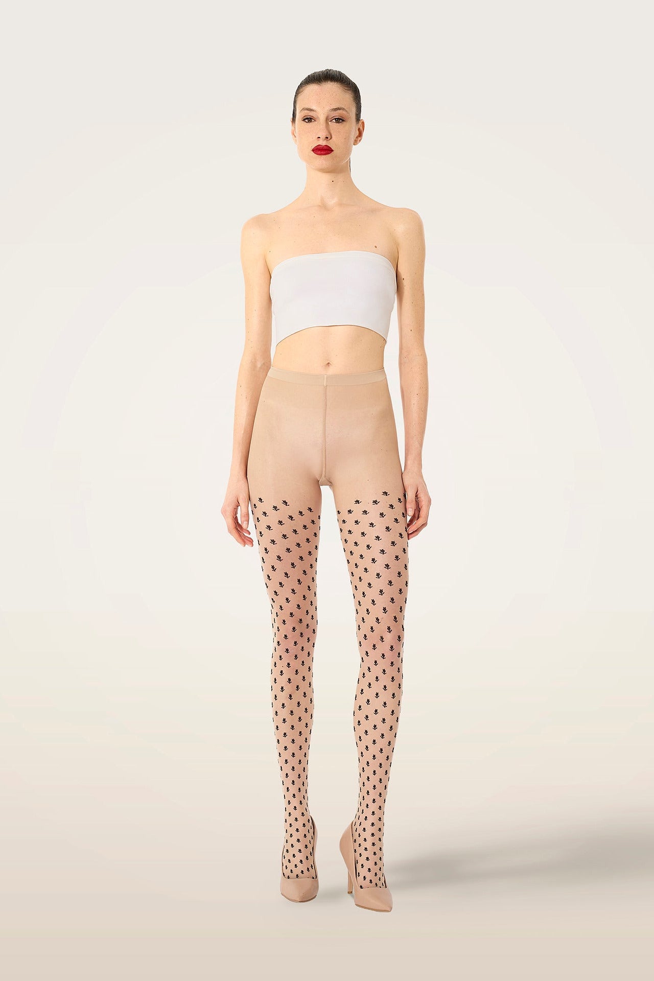 Wolford Blossom Tights Black
