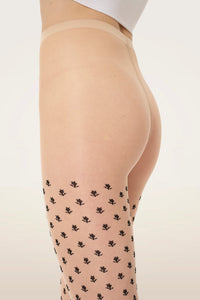 Wolford Blossom Tights Black