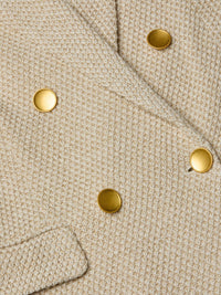 L'Agence Blazer croisé en tricot Riva