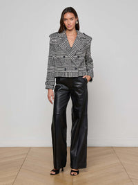 L'Agence Xoey Cropped Trench Coat