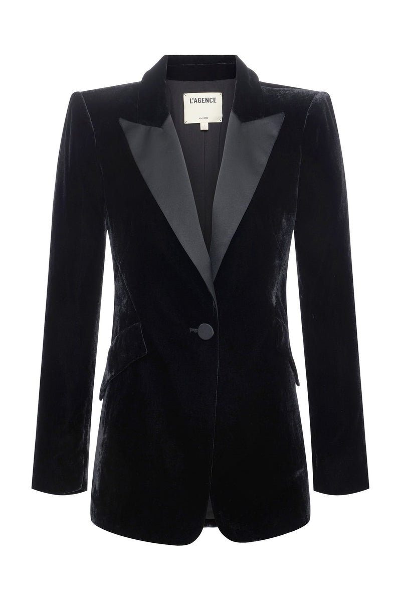 L'Agence Sheila Velvet Blazer