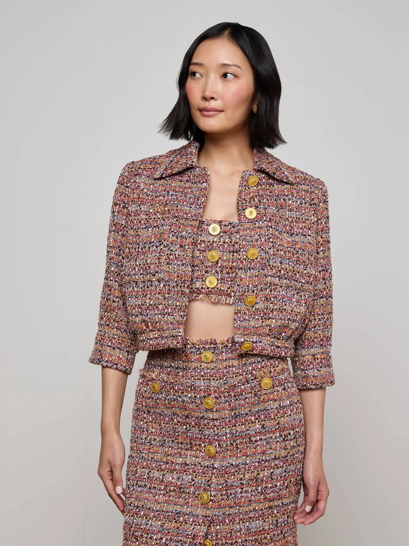 Veste en tweed L'Agence Jia